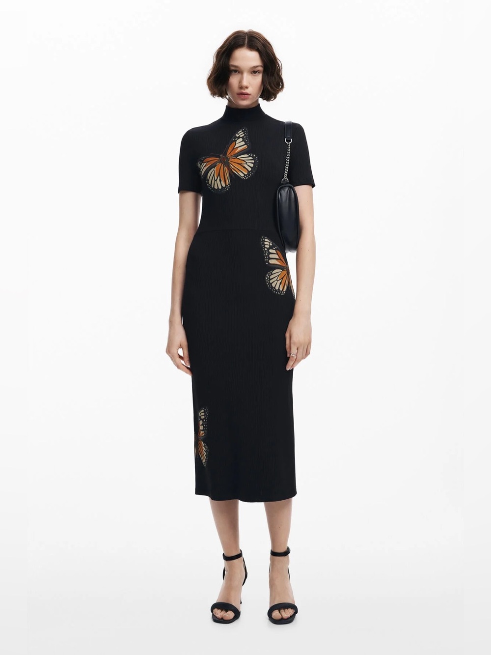 Desigual knit butterfly dress